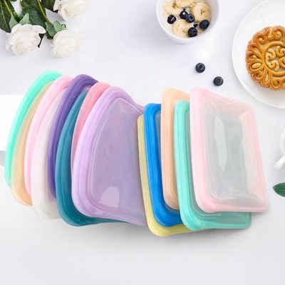 800 مل خالية من BPA كيس غذائي من السيليكون قابل لإعادة الاستخدام والعملي لتخزين الأغذية الصديقة للبيئة